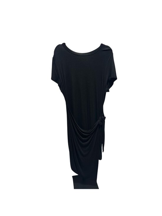 24/7 Maurices Dresses & Skirts - Maurices 24/7 NWT Black Knit Wrap Tie Dress Boho Sz XL Prairie Festival Western